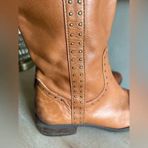 Sam Edelman, brown leather knee-high boots size 7 - Picture 11 of 16